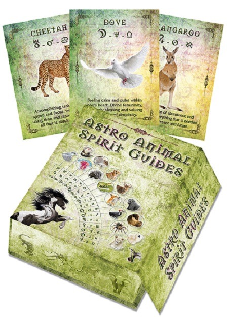 A unique set of 100 Astro Animal Spirit Cards